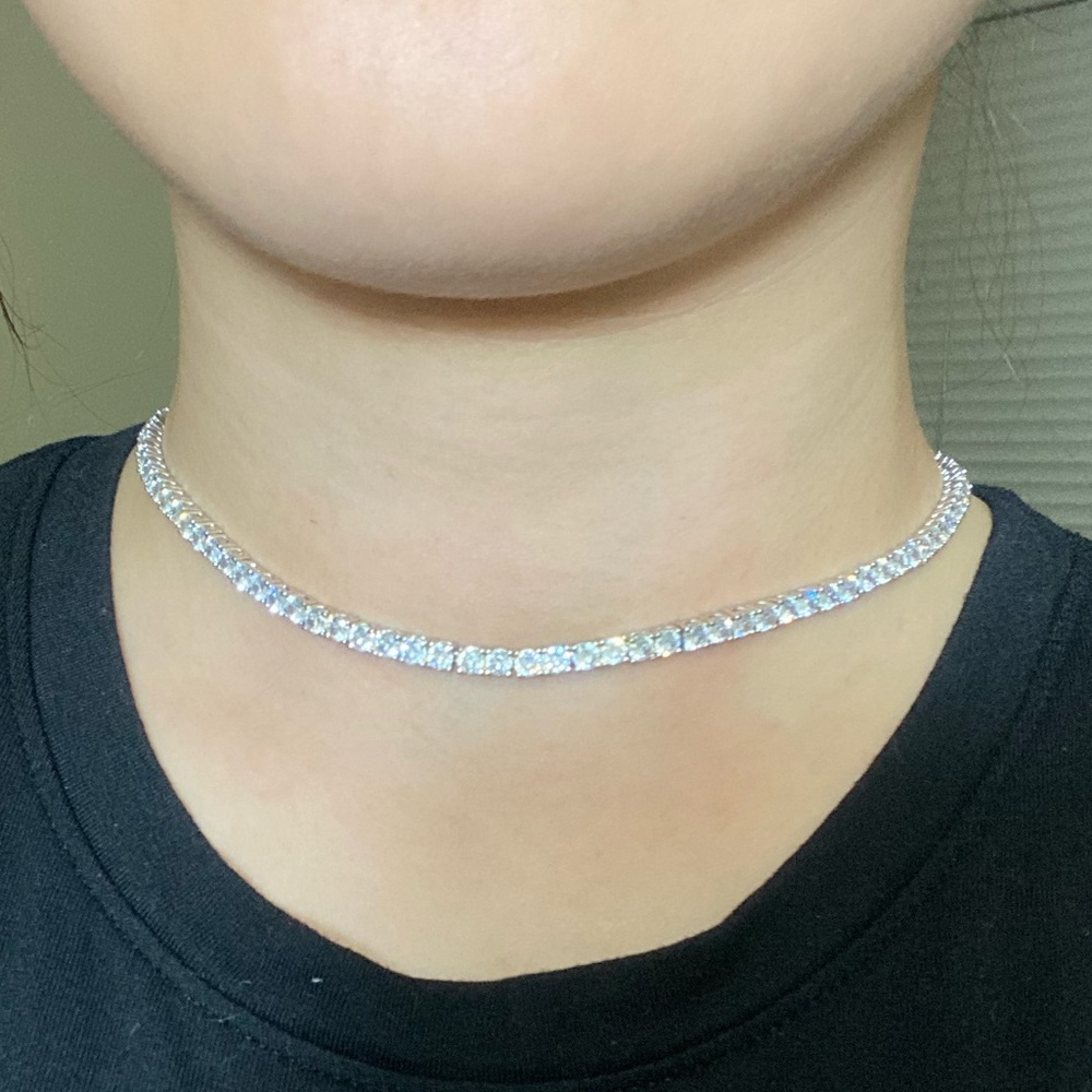 Swarovski crystal chocker with extra link